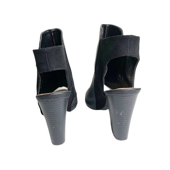 Penny Loves Kenny Sz 6M Womens open heel ankle boots Block Heel - Picture 3 of 8